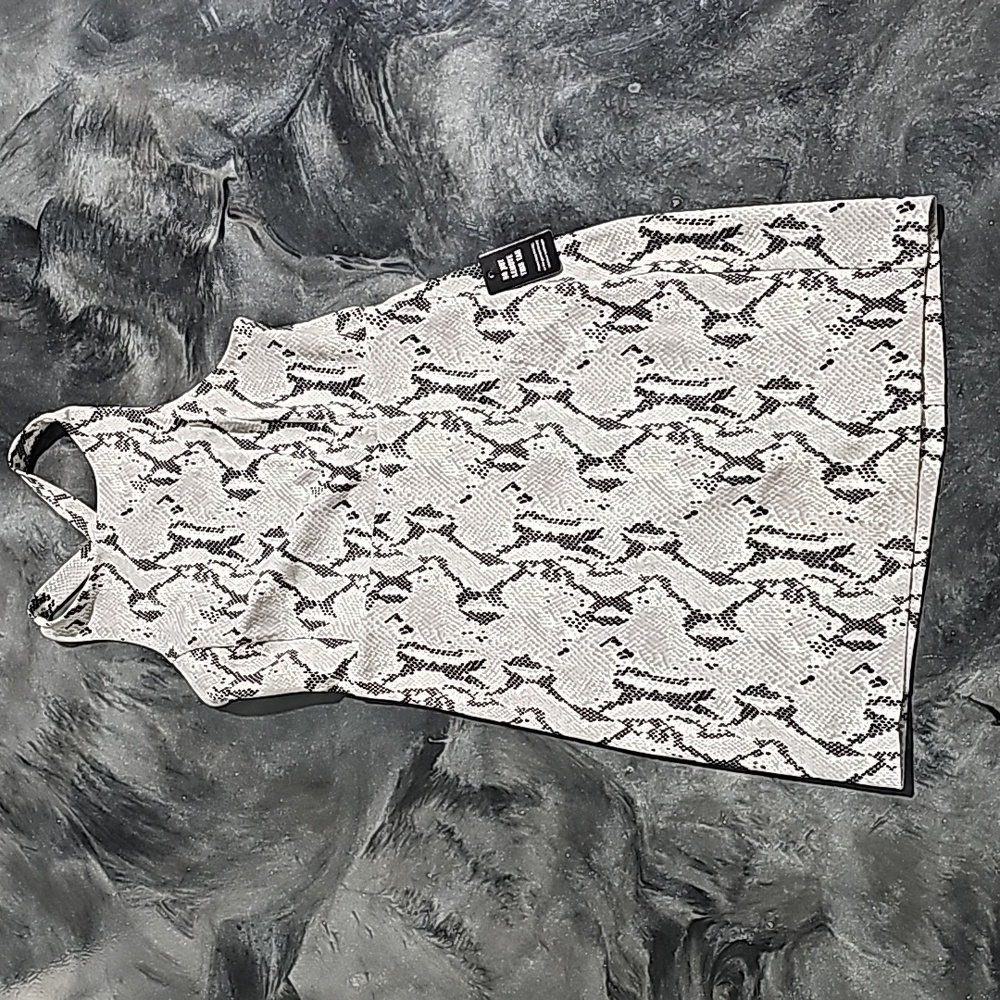 Express snake skin mini dress